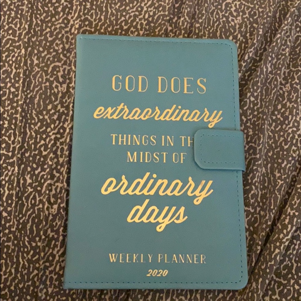 2020 weekly planner